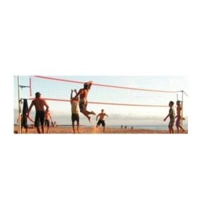 Attack Sport ABVF135 Beach Voleybol Filesi 2 Mm 10x10 Cm Kırmızı