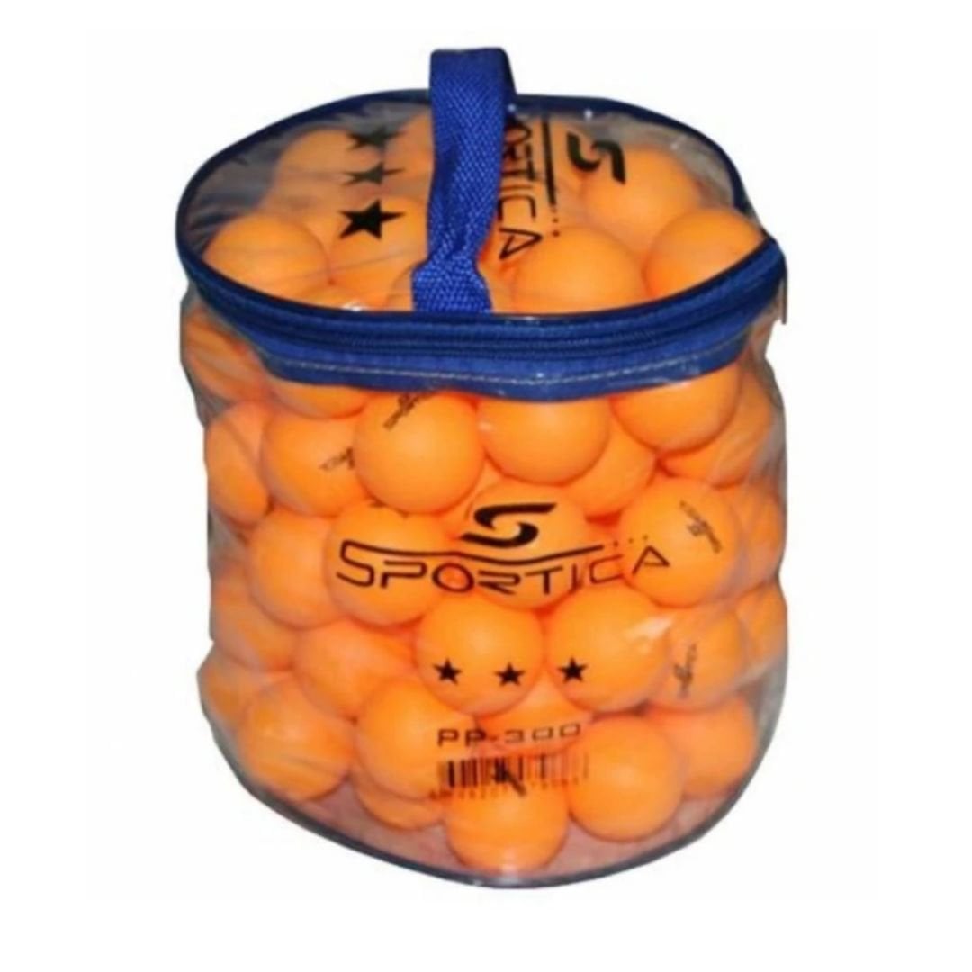 Sportica PP-300 Masa Tenisi Pinpon Topu 100 'lü Turuncu