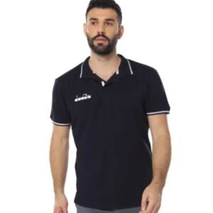 Diadora 1MPD140101 Liv Kamp Polo Yaka T-Shirt SİYAH - XS