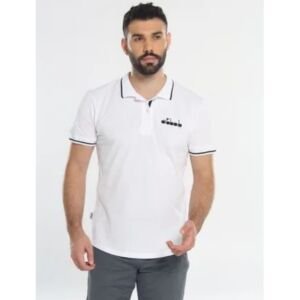 Diadora 1MPD140101 Liv Kamp Polo Yaka T-Shirt BEYAZ - S