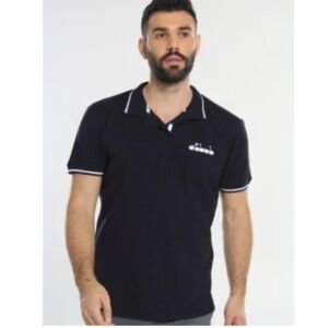 Diadora 1MPD140101 Liv Kamp Polo Yaka T-Shirt LACİVERT - S