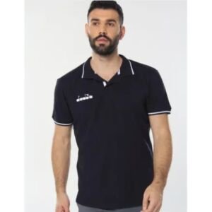 Diadora 1MPD140101 Liv Kamp Polo Yaka T-Shirt LACİVERT - L