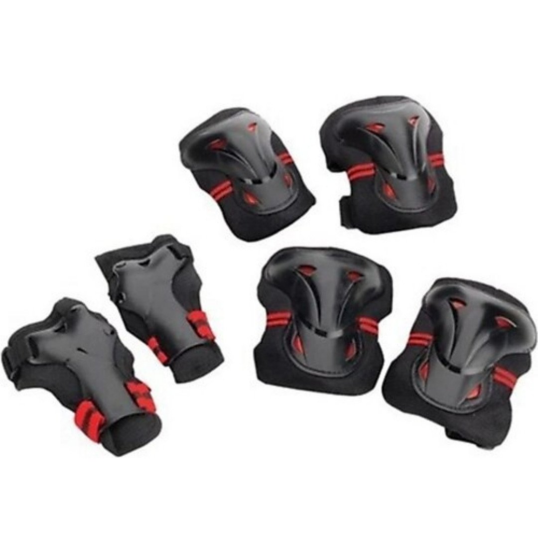 Hattrick PS-20 Koruyucu Set M-3 L-2 Siyah-Kırmızı - L