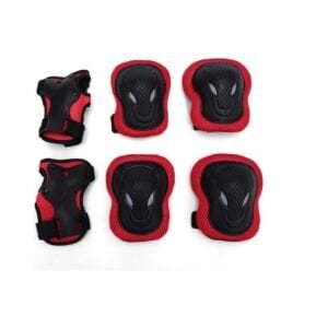 Hattrick PS-20 Koruyucu Set M-3 L-2 Kırmızı - Siyah - M