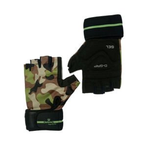 Hattrick Sportiva Fitness Eldiveni ASKER (KAMUFLAJ) YEŞİL - XL