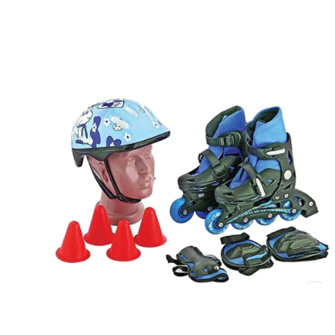 Sportica PTS-10 Çantalı Paten Seti MAVİ - 39-42