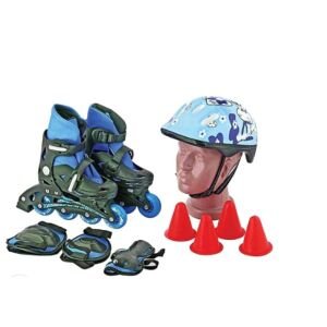 Sportica PTS-10 Çantalı Paten Seti MAVİ - 39-42