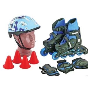 Sportica PTS-10 Çantalı Paten Seti MAVİ - 39-42