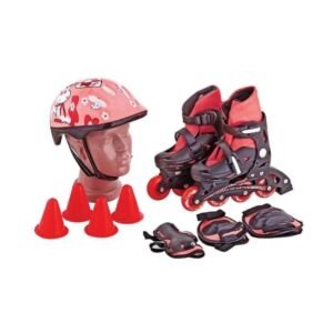 Sportica PTS-10 Çantalı Paten Seti KIRMIZI - 39-42