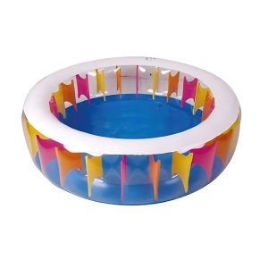 Altis A-060 Pencereli Renkli Kristal Şişme Havuz 190x50 Gökkuşağı Desen