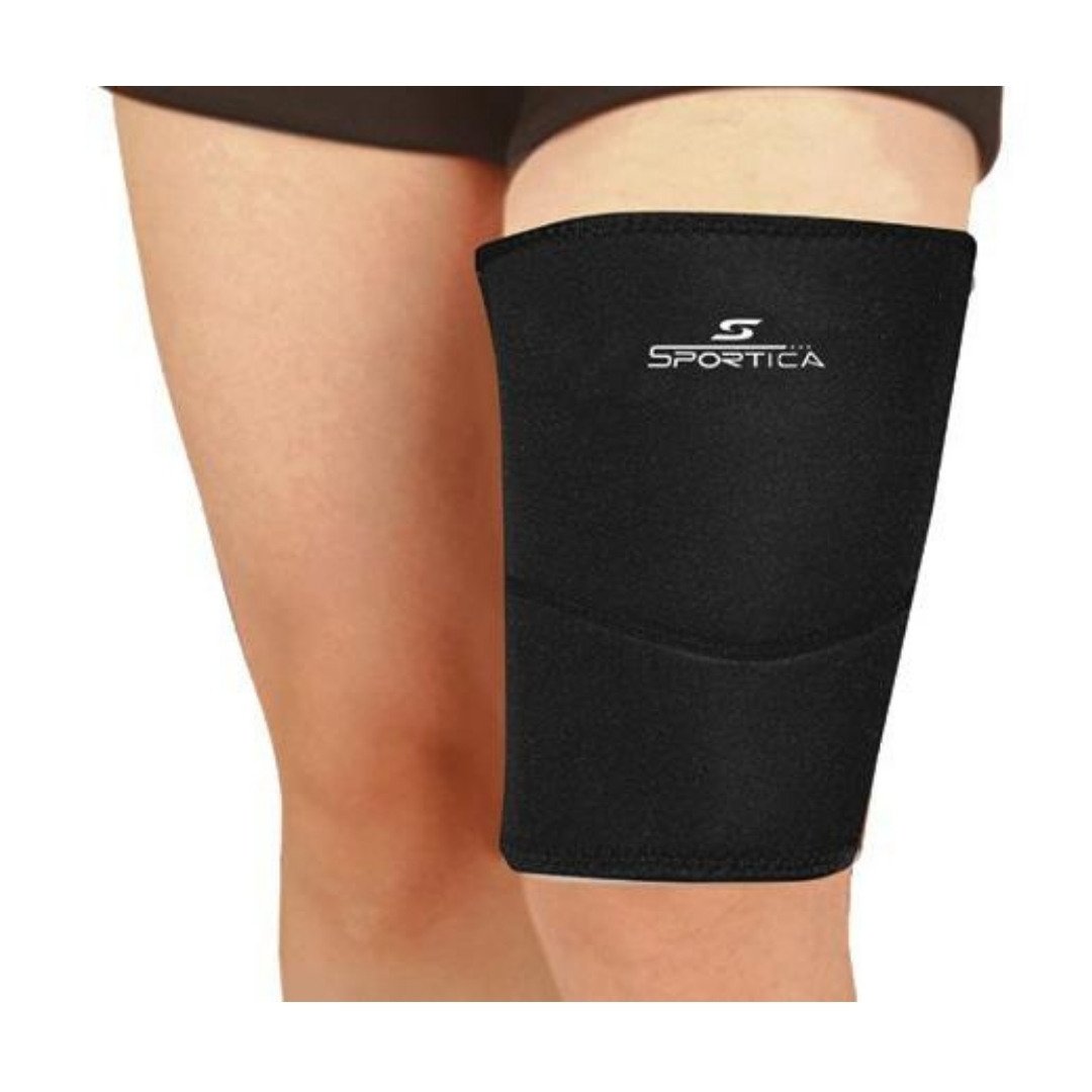 Sportica ST202 Neopren Üst Baldır Bandajı Standart - L