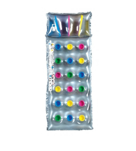 Altis A-760 Şişme Metalik Bardaklı Deniz Yatağı 188 x 72 Cm METALİK GRİ