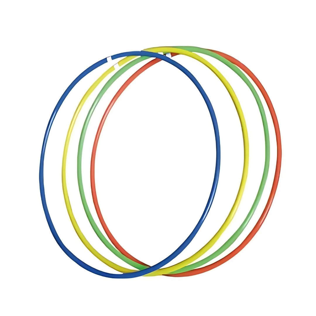 AttackSport ATK-248 Hulahop Renkli 10 Adet 60 Cm