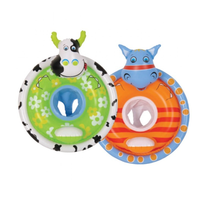 Hayvan Figürlü Oturaklı Simit 80*68 CM Turuncu-Mavi