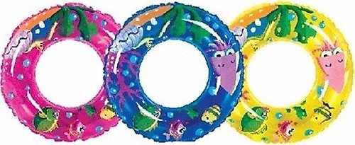 Buffalo B-1190 Deniz Desenli Şişme Simit 51 Cm SAKS MAVİ