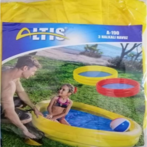 Altis A-190 Havuz Şişme 3 Halkalı 122 x 25 Cm SARI