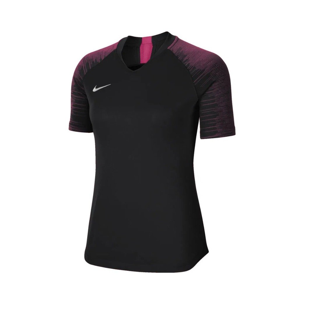 Nike AJ1018 Futbol Formalar M Nk Dry Strke Jsy Ss Siyah-Pembe - XXL