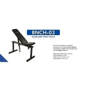 Altis BNCH-03 Ayarlı Ağırlık Mekik Sehpası