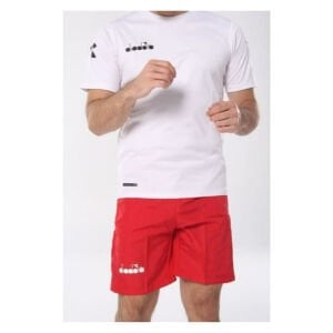 Diadora 1MPD260108 Torita Kamp Şortu KIRMIZI - XL